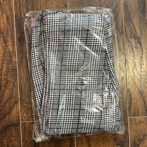 Just Cozy Houndstooth Plaid LINED Winter Leggings